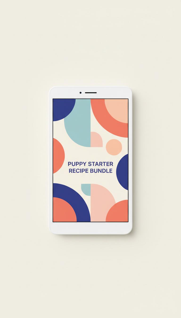 Puppy Starter Recipe Bundle Guide