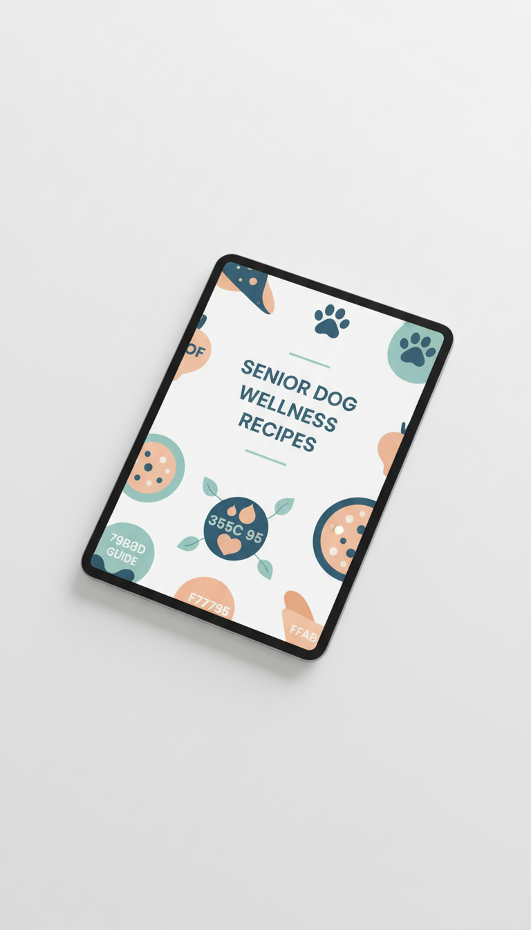 Senior Dog Wellness Recipes Digital Guide